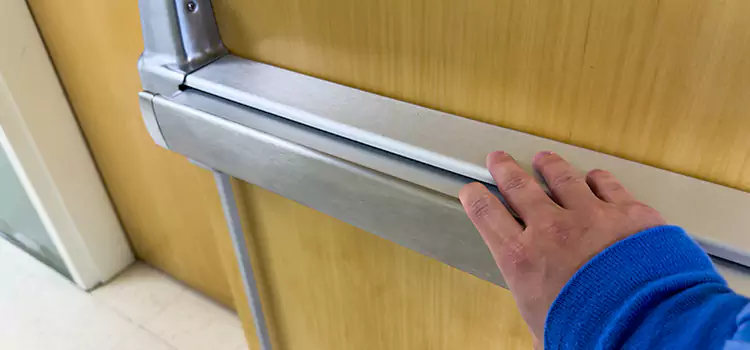 Installing a Push Bar on a Door Syracuse